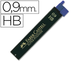 [120900] MINAS FABER GRAFITO 9069 0,9 MM HB ESTUCHE DE 12 MINAS