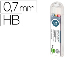[ML07] MINAS LIDERPAPEL COLORES SURTIDOS DE 0.5 / 0.7MM ESTUCHE DE 12 MINAS