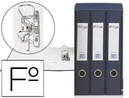 [924303] MODULO PARDO 3 ARCHIVADORES DE PALANCA FOLIO 2 ANILLAS 40 MM AZUL 350X200X300 MM