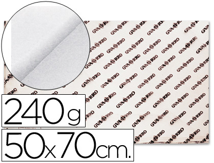 [C200408034] PAPEL ACUARELA 50X70 CM 240 GR GRANO GRUESO