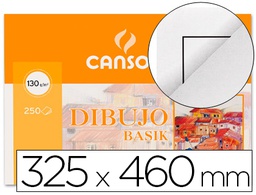 [C200400735] PAPEL DIBUJO BASIK 32.5X46 -130 GR -CON RECUADRO