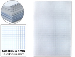 [PF01] PAPEL FLORETE LIDERPAPEL CUADRO 4MM 60G/M2 PAQUETE DE 250