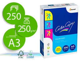 [CC-200-A3] PAPEL FOTOCOPIADORA COLOR COPY DIN A3 200 GRAMOS PAQUETE DE 250 HOJAS