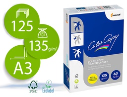 [CCG-135-A3] PAPEL FOTOCOPIADORA COLOR COPY GLOSSY DIN A3 135 GRAMOS PAQUETE DE 250 HOJAS