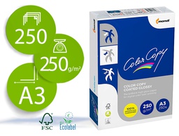 [CCG-200-A3] PAPEL FOTOCOPIADORA COLOR COPY GLOSSY DIN A3 200 GRAMOS PAQUETE DE 250 HOJAS