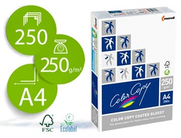 [CCG-250-A4] PAPEL FOTOCOPIADORA COLOR COPY GLOSSY DIN A4 250 GRAMOS PAQUETE 250 HOJAS