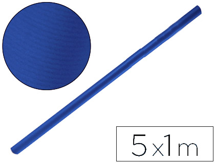 [PK39] PAPEL KRAFT LIDERPAPEL AZUL AZURITA ROLLO 5X1 MT