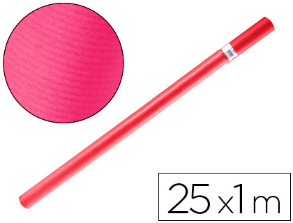 [PK24] PAPEL KRAFT LIDERPAPEL FUCSIA ROLLO 25X1 MT
