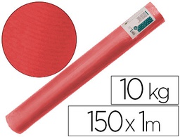 [PK61] PAPEL KRAFT VERJURADO LIDERPAPEL ROJO ANCHO 1 MT LOMGITUD 150 MT GRAMAJE 65 GR PESO 10 KG