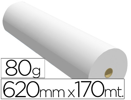 [PPC-NAV-620] PAPEL REPROGRAFIA PPC PARA PLOTTER 620X170MT 80GR