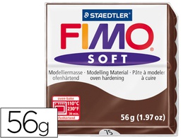 [8020-75] PASTA STAEDTLER FIMO SOFT 56 GR COLOR CHOCOLATE
