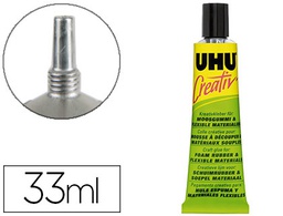 [62931] PEGAMENTO UHU CREATIV PARA GOMA EVA Y MATERIALES FLEXIBLES 33 ML