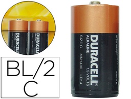 [940280] PILA DURACELL ALCALINA PLUS C BLISTER CON 2 PILAS