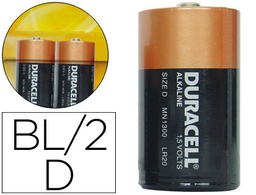 [940281] PILA DURACELL ALCALINA PLUS D  LR20 BLISTER CON 2 PILAS