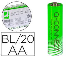 [KF10848] PILA Q-CONNECT ALCALINA AA -PAQUETE CON 20 PILAS