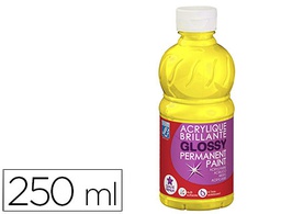 [301254] PINTURA ACRILICA L&amp;B BRILLO AMARILLO PRIMARIO BOTE DE 250 ML