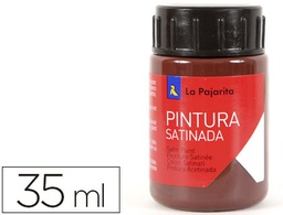 [169122] PINTURA LATEX LA PAJARITA CASTAÑA 35 ML