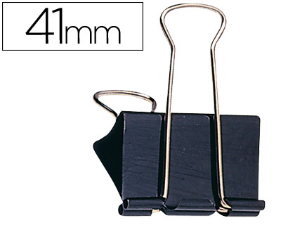 [KF01285] PINZA METALICA Q-CONNECT REVERSIBLE N.4 42 MM CAJA DE 10 UNIDADES
