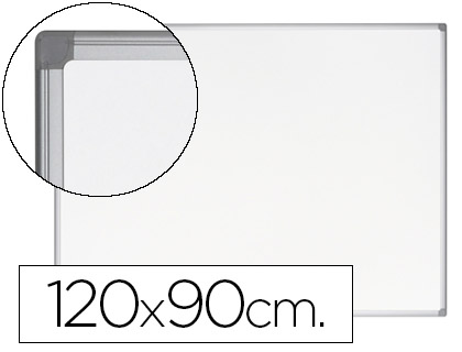 [CR0820790] PIZARRA BLANCA BI-OFFICE EARTH-IT MAGNETICA DE ACERO VITRIFICADO MARCO DE ALUMINIO 120 X 90 CM CON BANDEJA PARA
