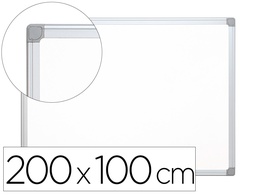 [KF03580] PIZARRA BLANCA Q-CONNECT LACADA MAGNETICA MARCO DE ALUMINIO 200X100 CM