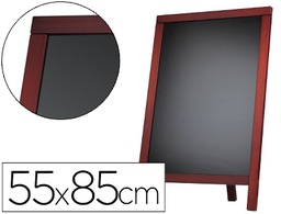 [PZ05] PIZARRA NEGRA LIDERPAPEL CABALLETE Y MARCO DE MADERA CON SUPERFICIE PARA ROTULADORES TIPO TIZA 55X85CM