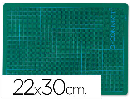 [KF01135] PLANCHA PARA CORTE Q-CONNECT DIN A4 3 MM GROSOR COLOR VERDE