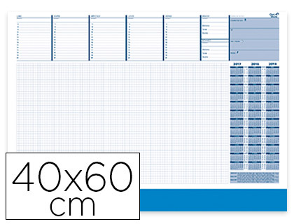 [245012Q] PLANNING SOBREMESA SEMANAL QUO VADIS ESCRIBANIA ESP SU8200 42X59,5 CM