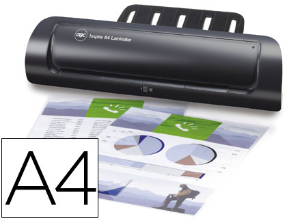 [4402075EU] PLASTIFICADORA INSPIRE DIN A4 2 RODILLOS HASTA 80 MC