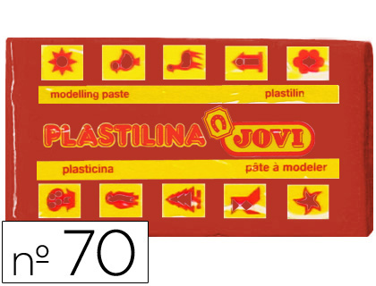 [70-09] PLASTILINA JOVI 70 MARRON UNIDAD TAMAÑO PEQUEÑO