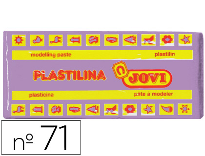 [71-14] PLASTILINA JOVI 71 LILA UNIDAD TAMAÑO MEDIANO