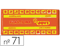 [71-04] PLASTILINA JOVI 71 NARANJA -UNIDAD -TAMAÑO MEDIANO