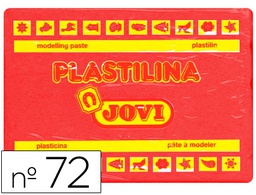 [72-05] PLASTILINA JOVI 72 ROJO -UNIDAD -TAMAÑO GRANDE