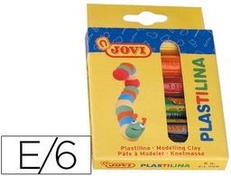 [90/6] PLASTILINA JOVI -ESTUCHE DE 6 UNIDADES