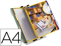 [434109] PORTACATALOGO SOBREMESA PVC TARIFOLD CON 10 FUNDAS DIN A4 COLORES SURTIDOS