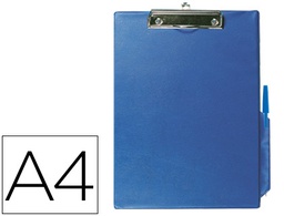[KF01297] PORTANOTAS Q-CONNECT MINICLIPS PVC DIN A4 AZUL