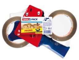 [57455-00001-01] PORTARROLLO TESA PARA EMBALAJE PARA ROLLOS DE 66MT X 50MM 2 ROLLOS CINTA MARRON