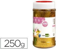 [PU19] PURPURINA LIDERPAPEL FANTASIA COLOR ORO METALIZADO BOTE DE 250 GR