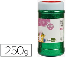 [PU17] PURPURINA LIDERPAPEL FANTASIA COLOR VERDE METALIZADO BOTE DE 250 GR