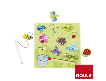[53134] PUZLE GOULA BICHOS MAGNETICO 10 PIEZAS