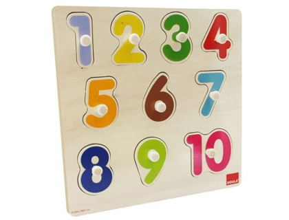 [53074] PUZLE GOULA NUMEROS 10 PIEZAS