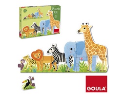 [53426] PUZZLE GOULA XXL DECRECIENTE SELVA 16 PIEZAS