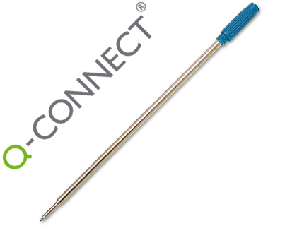 [KF21741] RECAMBIO BOLIGRAFO Q-CONNECT TIPO CROSS AZUL