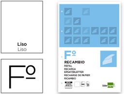 [RF10] RECAMBIO LIDERPAPEL FOLIO 100 H 4TF-10 LISO 4 TALADROS