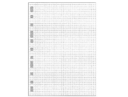 [4125599] RECAMBIO MULTIFIN 3005 FOLIO NATURAL CUADRO 4 MM