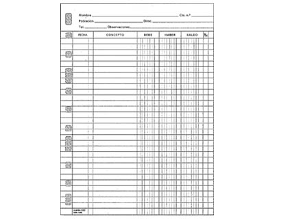 [4175500] RECAMBIO MULTIFIN 3005 FOLIO NATURAL CUENTAS CORRIENTES