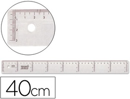 [RG05] REGLA LIDERPAPEL PLASTICO CRISTAL 40 CM