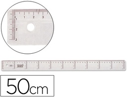 [RG06] REGLA LIDERPAPEL PLASTICO CRISTAL 50 CM