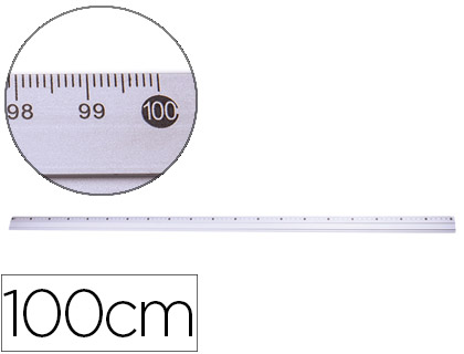 [KF16823] REGLA Q-CONNECT METALICA ALUMINIO 100 CM