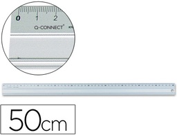 [KF00288] REGLA METALICA Q-CONNECT ALUMINIO 50 CM