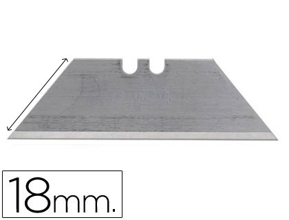 [KF16817] REPUESTO CUTER Q-CONNECT ANCHO PARA MODELOS KF16814/KF16815/KF16816/KF14835 CUCHILLA 18 MM LISTER 10 UNIDADES